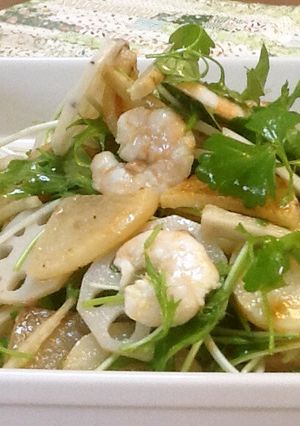 長芋・海老入り☆根菜たっぷりサラダ-レシピのメイン写真