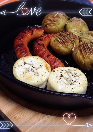 焼きカマンとハッセルバックポテト-レシピのメイン写真