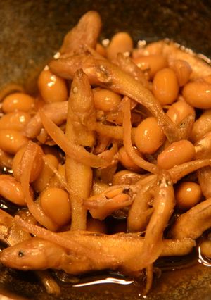 琵琶湖の固有種 イサザと豆の旨煮-レシピのメイン写真