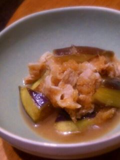 豚ばらと茄子のスタミナみぞれ煮-レシピのメイン写真