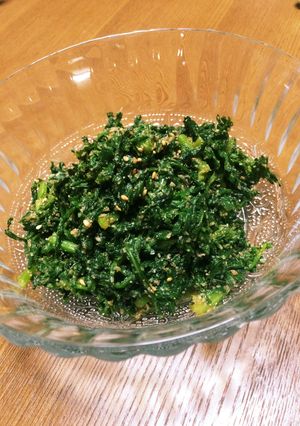 お弁当おかず 菊名胡麻和え-レシピのメイン写真