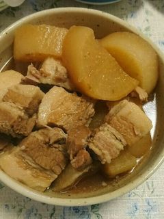 【圧力鍋】豚の角煮と大根煮-レシピのメイン写真