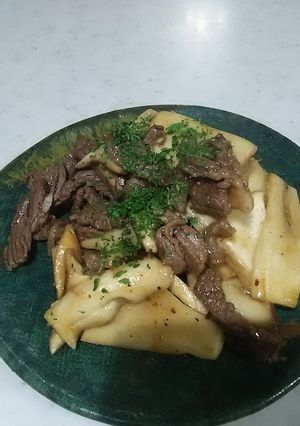 エリンギが牛肉味に♪エリンギ&牛肉炒め-レシピのメイン写真