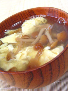 ふんわり卵のなめこスープ-レシピのメイン写真