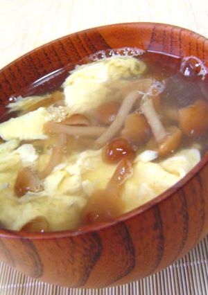 ふんわり卵のなめこスープ-レシピのメイン写真