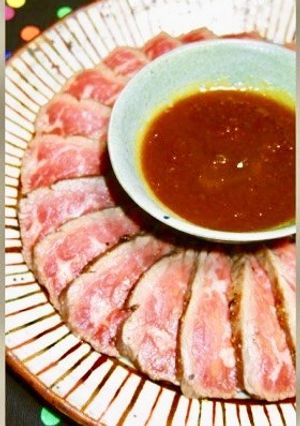 ローストビーフに牛ブロック肉の盛り付け方-レシピのメイン写真