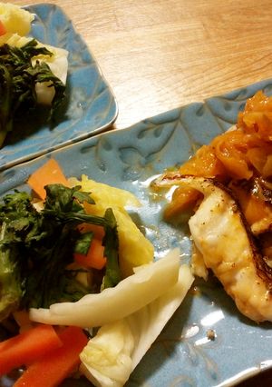 時短Healthy毎日蒸しサラダ(๑´ڡ-レシピのメイン写真