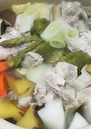 土鍋で♪野菜たっぷり蒸し料理-レシピのメイン写真