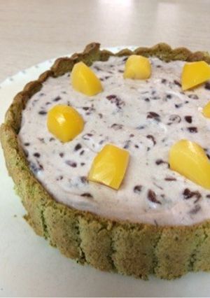 小豆と抹茶のシャルロットケーキ♪-レシピのメイン写真