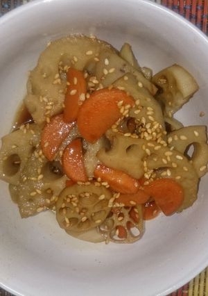 蓮根炒め-レシピのメイン写真