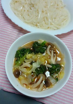 野菜たっぷりつけ汁♪-レシピのメイン写真