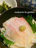 お家で簡単美味しい＊だし鯛茶漬け