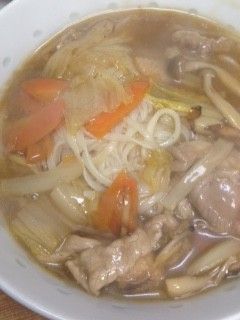 稲庭旨煮あんかけうどん-レシピのメイン写真