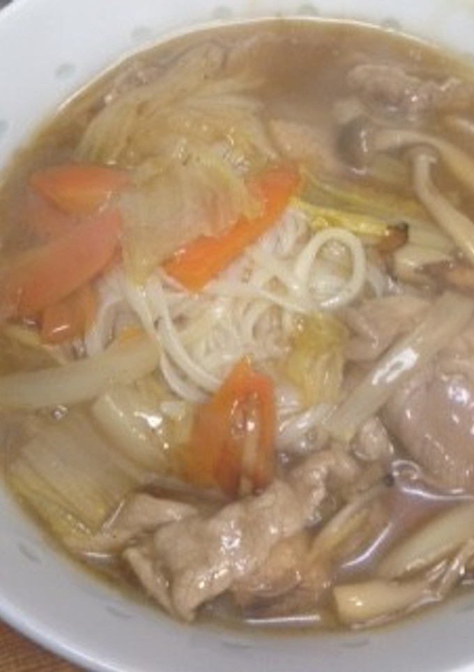 稲庭旨煮あんかけうどん-レシピのメイン写真