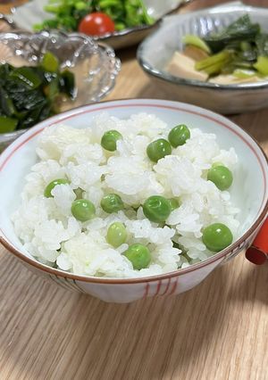 春が来れば豆ごはん♪-レシピのメイン写真