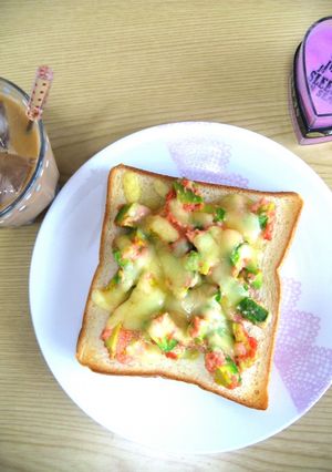 アボカド ♥ 明太子ﾁｰｽﾞ✿ฺトースト-レシピのメイン写真