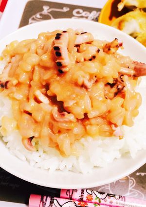 浜育ちごはん♪（塩辛ごはん）-レシピのメイン写真