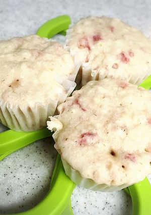 離乳食後期 いちご蒸しパン-レシピのメイン写真