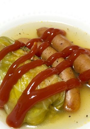 ごはんdeロールキャベツ-レシピのメイン写真