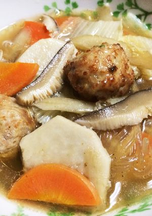肉だんごと春雨の中華風鍋-レシピのメイン写真
