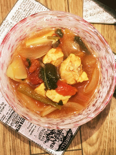 きれいにダイエット♡ムネ肉のトマトスープ-レシピのメイン写真