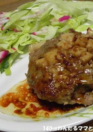 簡単★筍たっぷりハンバーグ-レシピのメイン写真