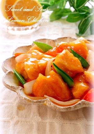 酢豚風★春野菜のレモンチキン-レシピのメイン写真
