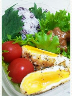カレー味目玉焼き弁当☆-レシピのメイン写真