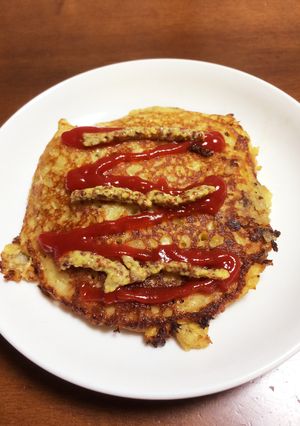 ジャガイモとタマネギのパンケーキ-レシピのメイン写真