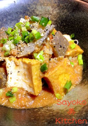 ピリ辛☆トマト味噌けんちん蕎麦-レシピのメイン写真