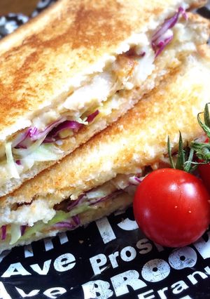 からあげリメイク♪♪ホットサンド♡-レシピのメイン写真