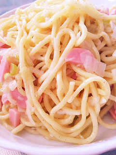 簡単♬余ったつけ麺で塩焼きそば-レシピのメイン写真