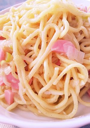 簡単♬余ったつけ麺で塩焼きそば-レシピのメイン写真
