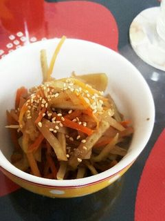 はちみつで❗きんぴらごぼう-レシピのメイン写真