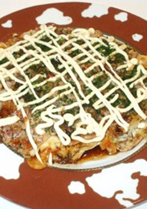 簡単お好み焼♪上下を豚肉でキャベツを挟む-レシピのメイン写真