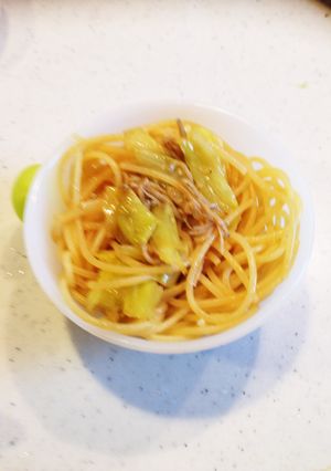 離乳食完了後〜キャベツとシラスのパスタ-レシピのメイン写真