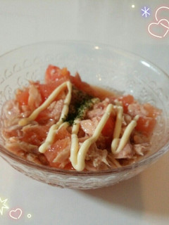 子供用☆トマトとツナサラダ♪マヨ醤油~-レシピのメイン写真