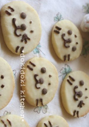 簡単♫かわいい♡しろたんクッキー-レシピのメイン写真