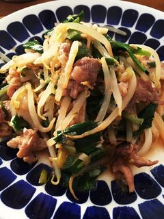 ★塩麹★豚肉にらもやしの野菜炒め-レシピのメイン写真