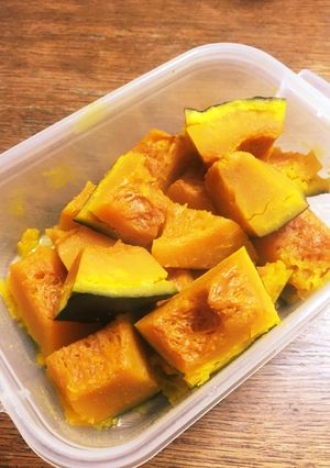 レンジで簡単に！ かぼちゃの煮物-レシピのメイン写真