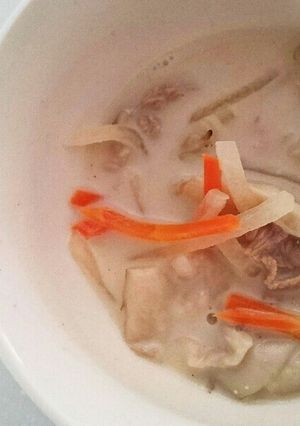 大根と舞茸の味噌豆乳鍋-レシピのメイン写真