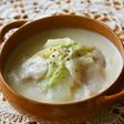 簡単♪豚肉と白菜のトロトロ♡豆乳スープ