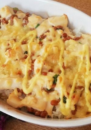 息子が宣伝する＊なっとうふチーズ＊-レシピのメイン写真
