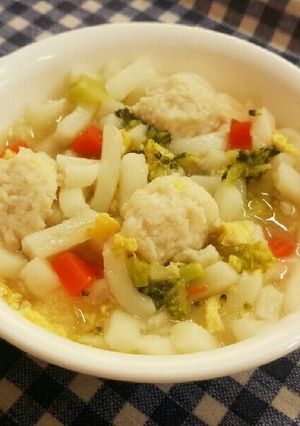 ふわふわ♡肉団子～離乳食 後期～-レシピのメイン写真