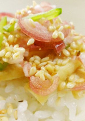 みょうがと厚揚げご飯-レシピのメイン写真