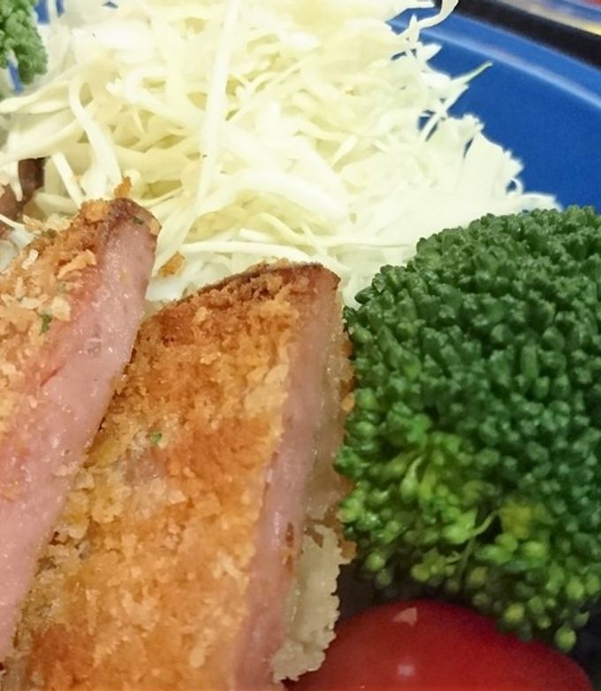 揚げずにジューシー【超分厚いハムカツ】♪ by ☆s4