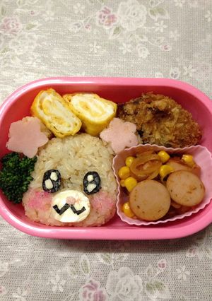 プリキュア♡モフルンのお弁当-レシピのメイン写真