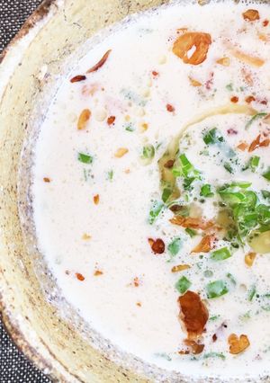 台湾の定番朝食!鹹豆漿!-レシピのメイン写真