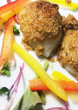 新たまねぎのごま味噌ネーズ焼き-レシピのメイン写真