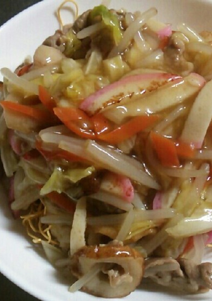 簡単皿うどん-レシピのメイン写真